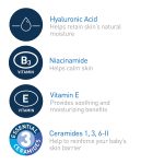 CeraVe Baby Lotion | Gentle Baby Skin Care with Ceramides, Niacinamide & Vitamin E | Fragrance, Paraben, Dye & Phthalates Free | Lightweight Baby Moisturizer | 16 Ounce - Image 5
